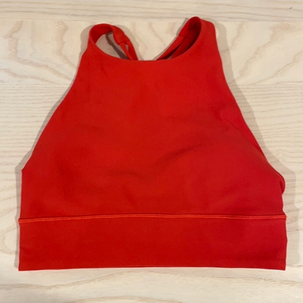 Lululemon Long Line Ribbed Sports Bra